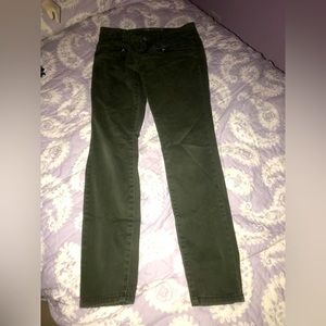 Excellent Condition Aeropostale Women’s Army Green Lola Jeggings size 0